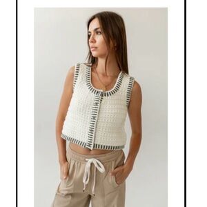 Bohme Knit sweater vest top NWT
